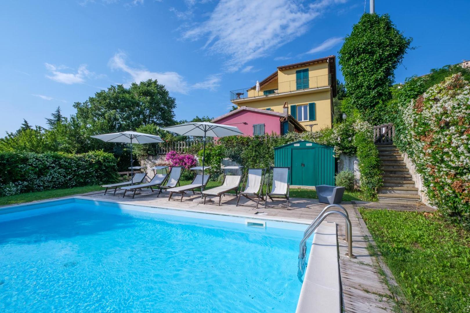 Villa Di Campagna 10 Posti Con Piscina Privata Castellina Marittima Eksteriør bilde